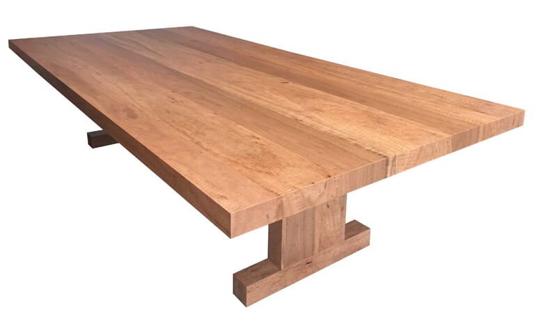 KT 10 Seater Dining Table Marri Timber 2 Pack Polyurethane Made in Adelaide, South Australia