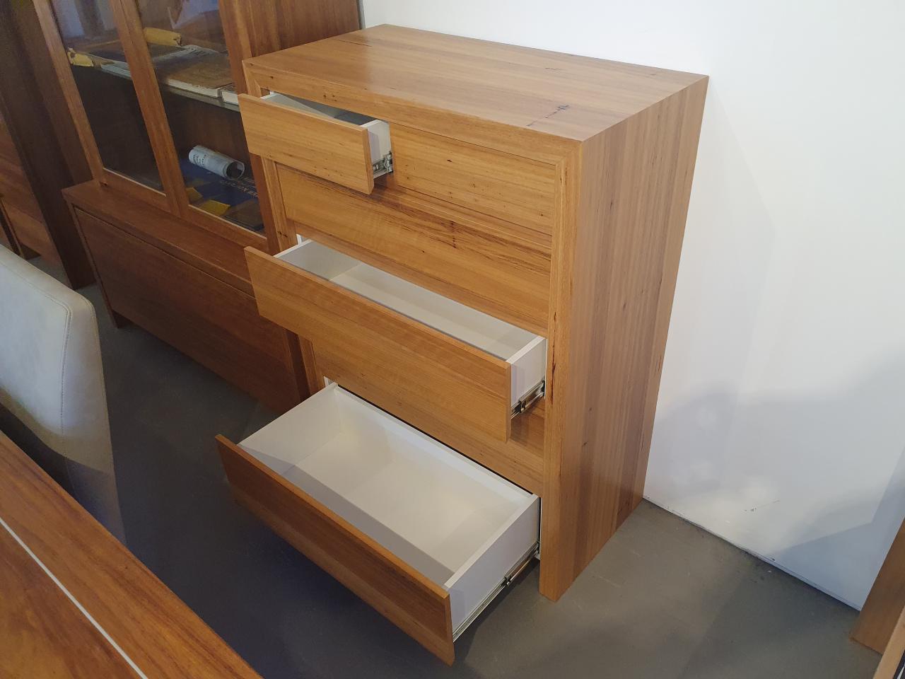 KT Chest of Drawers 6 Blackbutt Timber Quality Furniture Made in Adelaide, South Australia