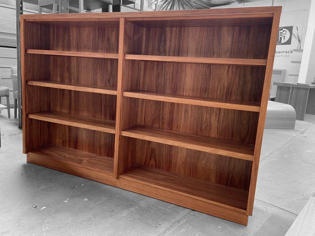 Ruby Bookcase Display Blackwood Timber Quality Furniture Made in Adelaide, South Australia